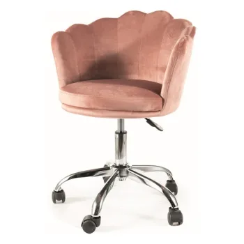 Scaun de birou Rose velvet roz imagine