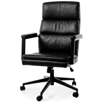 Scaun de birou rotativ Q-090 negru imagine