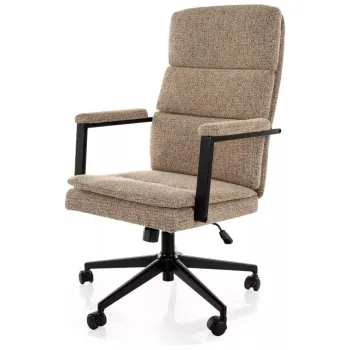 Scaun de birou rotativ Q-090 Noelle bej inchis 33 imagine