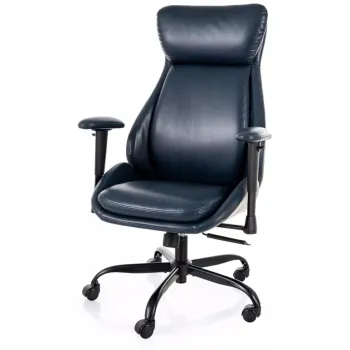 Scaun de birou rotativ Q-092 bleumarin imagine