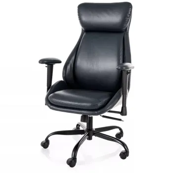 Scaun de birou rotativ Q-092 negru imagine