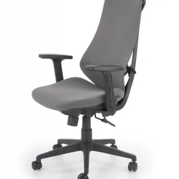 Scaun de birou Rubio gri/negru H60 cm imagine