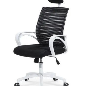 Scaun de birou Socket alb negru imagine