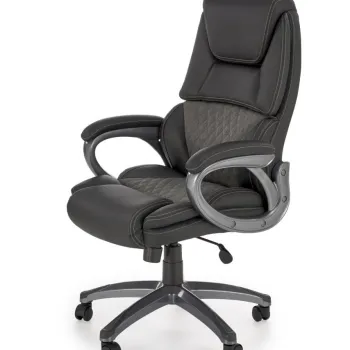 Scaun de birou Steven negru/gri H119 cm imagine