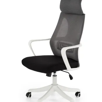 Scaun de birou Valdez 2 gri/negru H124 cm imagine