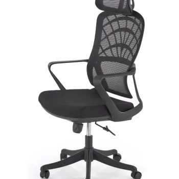 Scaun de birou Vesuvio negru H121 cm imagine