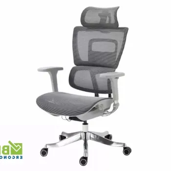 Scaun de birou Winner Lux gri/crom imagine