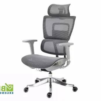 Scaun de birou Winner Lux gri/crom imagine