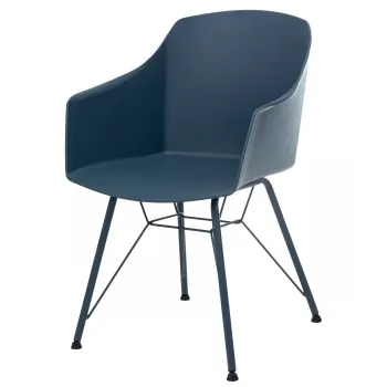 Scaun de gradina Clara albastru inchis imagine