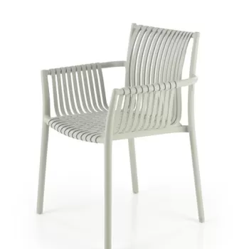 Scaun din plastic K492 gri imagine