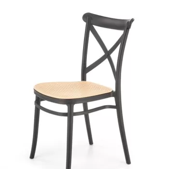 Scaun din plastic K512 negru imagine