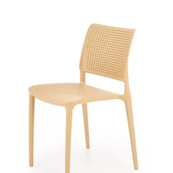 Scaun din plastic K514 portocaliu imagine