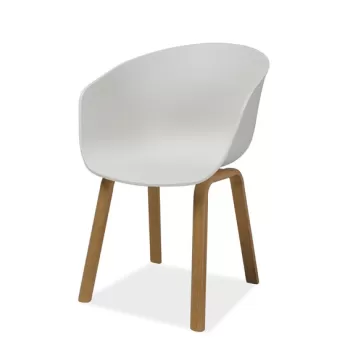 Scaun Ego alb - H 79 cm imagine