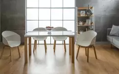 Scaun Ego alb - H 79 cm imagine