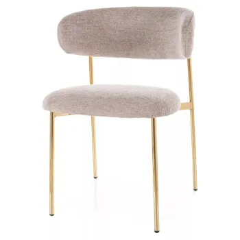 Scaun Elton bej inchis/auriu Raven30 imagine