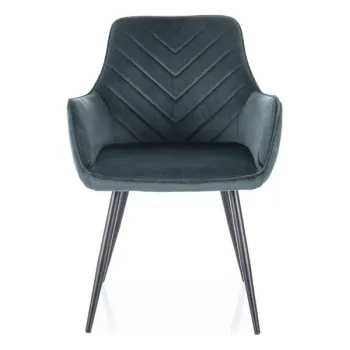 Scaun Fig velvet verde Blu78 imagine