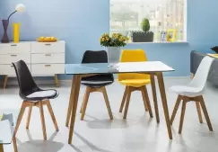 Scaun gri deschis Kris - H 83 cm imagine