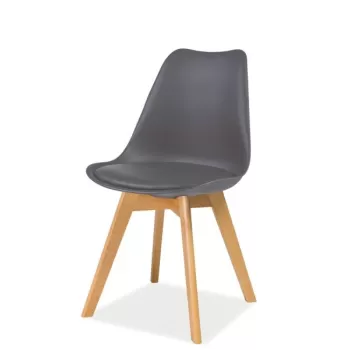 Scaun gri inchis Kris - H 83 cm imagine