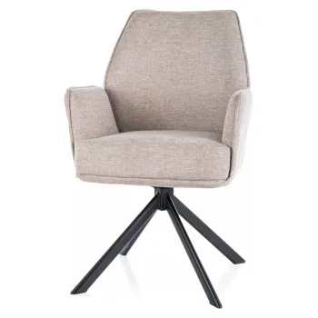 Scaun Hugo bej/negru Brego31 imagine