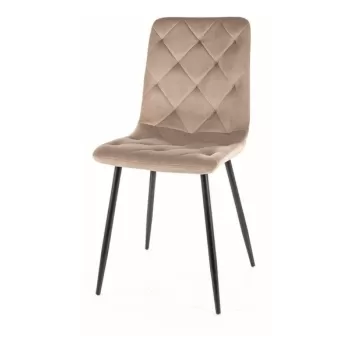 Scaun Jerry velvet bej Blu40 imagine