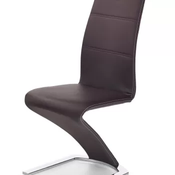 Scaun K188 piele ecologica maro imagine