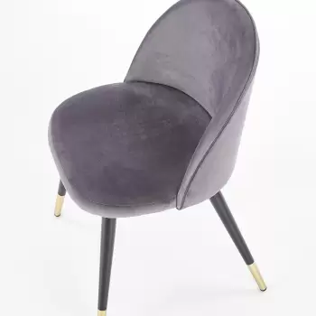 Scaun K315 velvet gri imagine