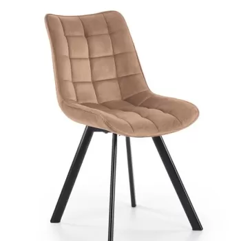 Scaun K332 velvet bej imagine