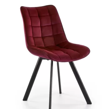 Scaun K332 velvet bordo imagine
