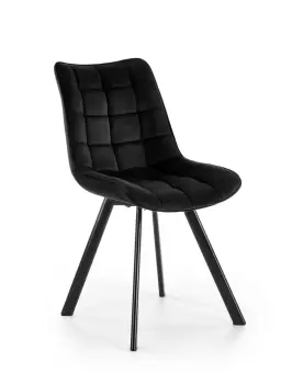 Scaun K332 velvet negru imagine