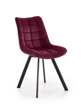 Scaun K332 velvet rosu inchis imagine
