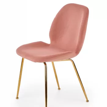 Scaun K381 material catifea roz imagine