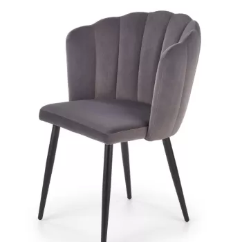 Scaun K386 velvet gri imagine