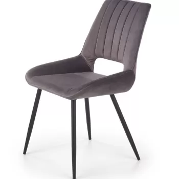 Scaun K404 velvet gri imagine