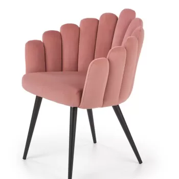 Scaun K410 velvet roz imagine