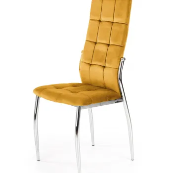 Scaun K416 velvet mustariu imagine