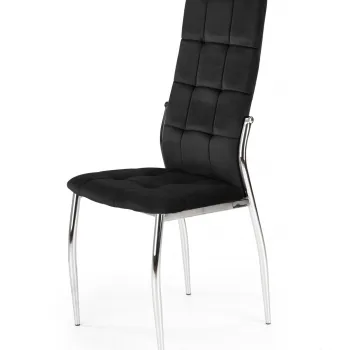 Scaun K416 velvet negru imagine