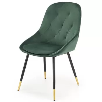 Scaun K437 Velvet Verde - l49 x A55 x h88 cm imagine