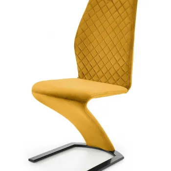 Scaun K442 velvet mustariu imagine