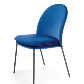 Scaun K443 Velvet Albastru - l50 x A58 x H84 cm imagine