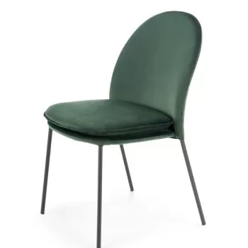 Scaun K443 Velvet Verde - l50 x A58 x H84 cm imagine