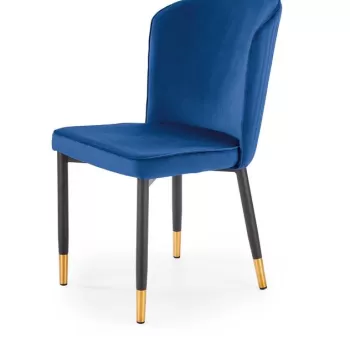 Scaun K446 Velvet Bleumarin - l51 x A55 x h86 cm imagine