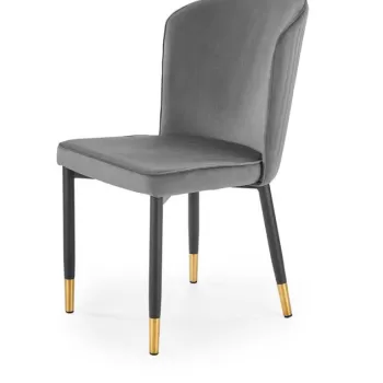 Scaun K446 Velvet Gri - l51 x A55 x h86 cm imagine
