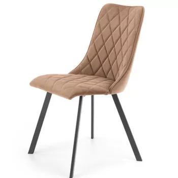 Scaun K450 Velvet Bej - l44 x A58 x H85 cm imagine