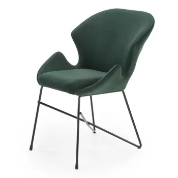Scaun K458 catifea Verde - H82 cm imagine