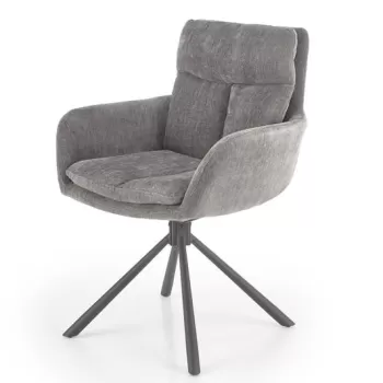 Scaun K495 tapitat gri imagine