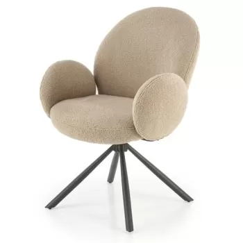 Scaun K498 tapitat bej imagine