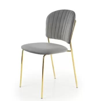 Scaun K499 velvet gri imagine