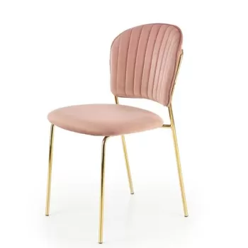 Scaun K499 velvet roz imagine