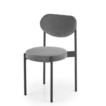 Scaun K509 velvet gri imagine