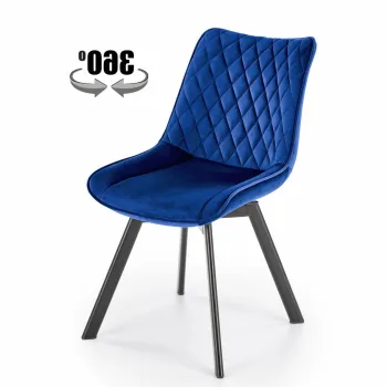 Scaun K520 velvet bleumarin imagine